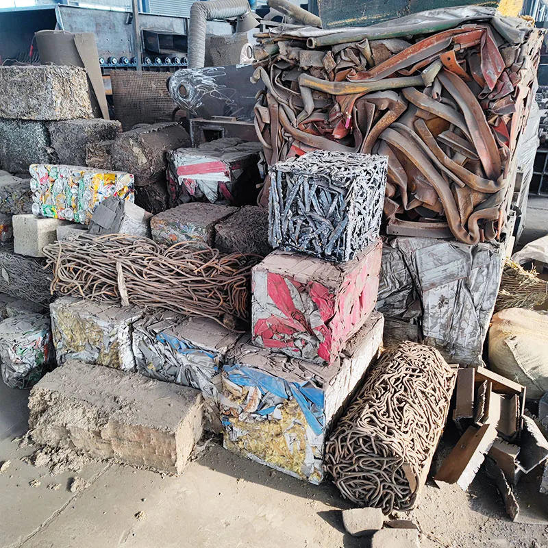 Automatic Compaction Packing Waste Iron Aluminum Steel Scrap Metal ...