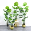 Green New high-quality monstera leaf type