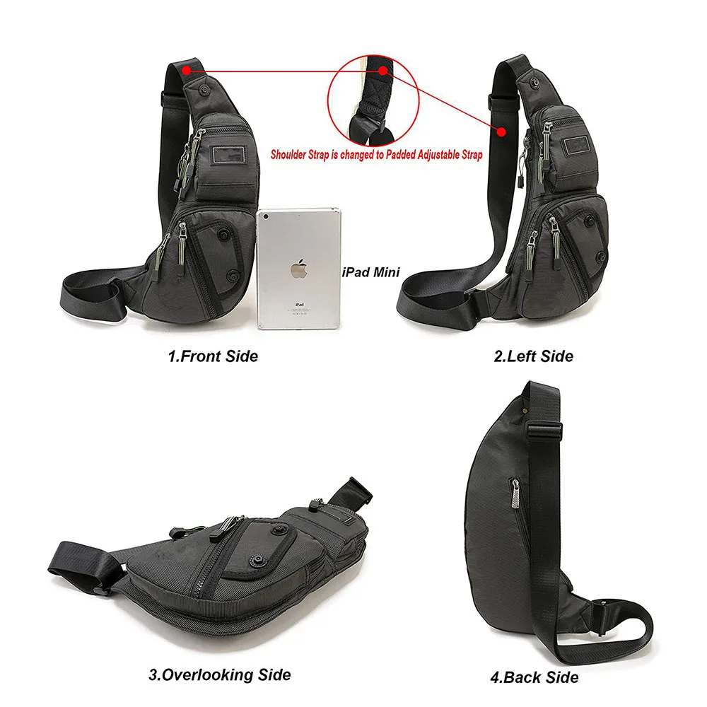 FREE SAMPLE Nicgid Sling Bag Chest Shoulder Backpack Fanny Pack Crossbody Bags for Men