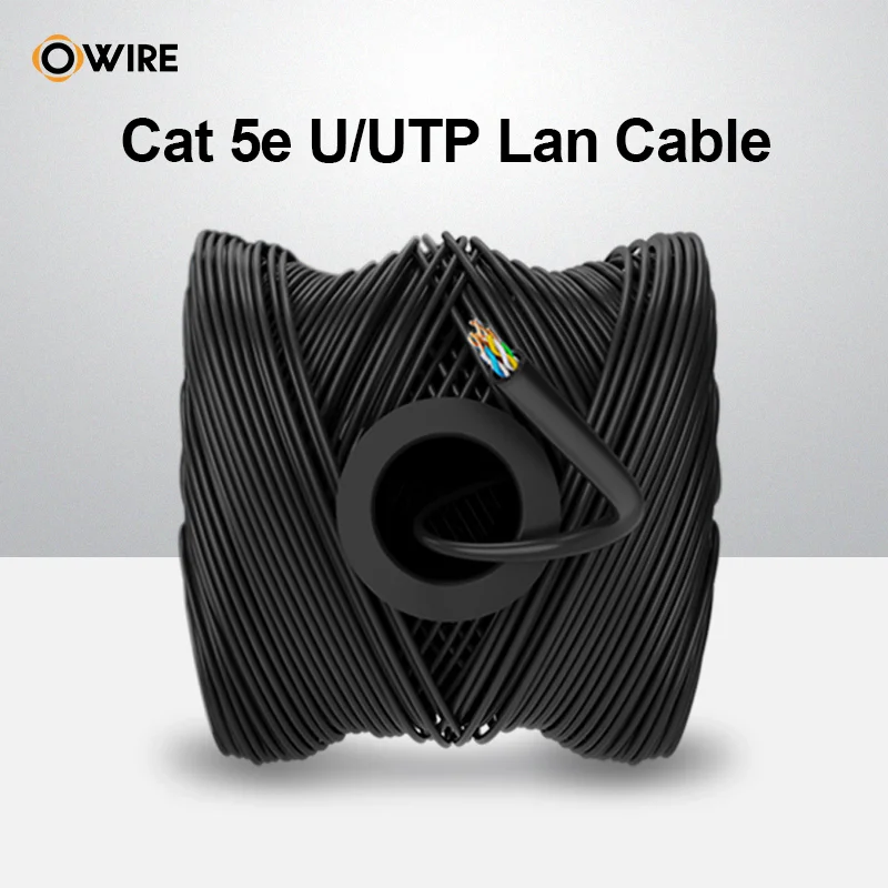 OWIRE High Quality Cat 5e Indoor Ethernet Cable Supporting up to 5GBASE T Applications