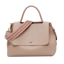 2020 Brands Large Capacity Handbags Women Wide Strap Shoulder PU Leather Tote Bags for Women