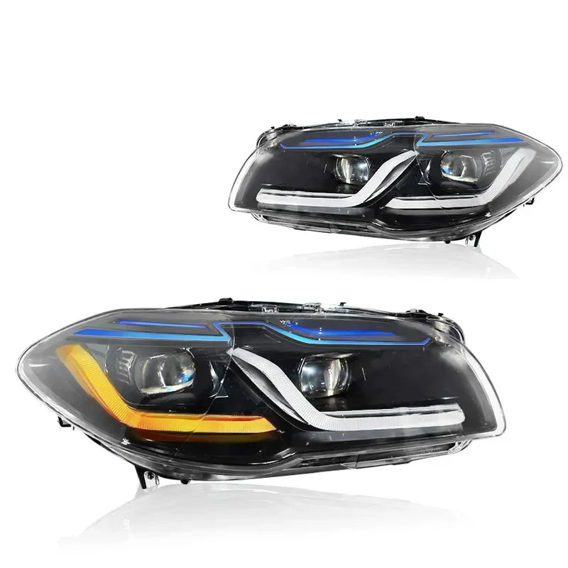 Upgade to G30 Style Head Light Led Lights for bmw 5 Series F10 Light 2011 - 2016 F10 to G30 Headlight Headlamp Plug and Play