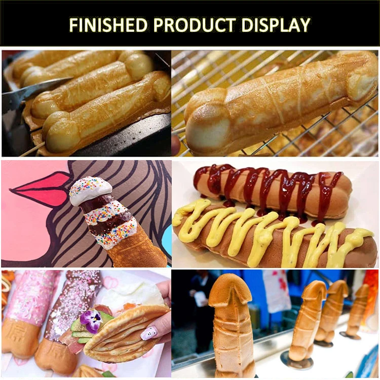 Peniswafflemaker Penis Shape Waffle Maker Dick Waffle/wafleras En Forma De Pene/penis Waffle