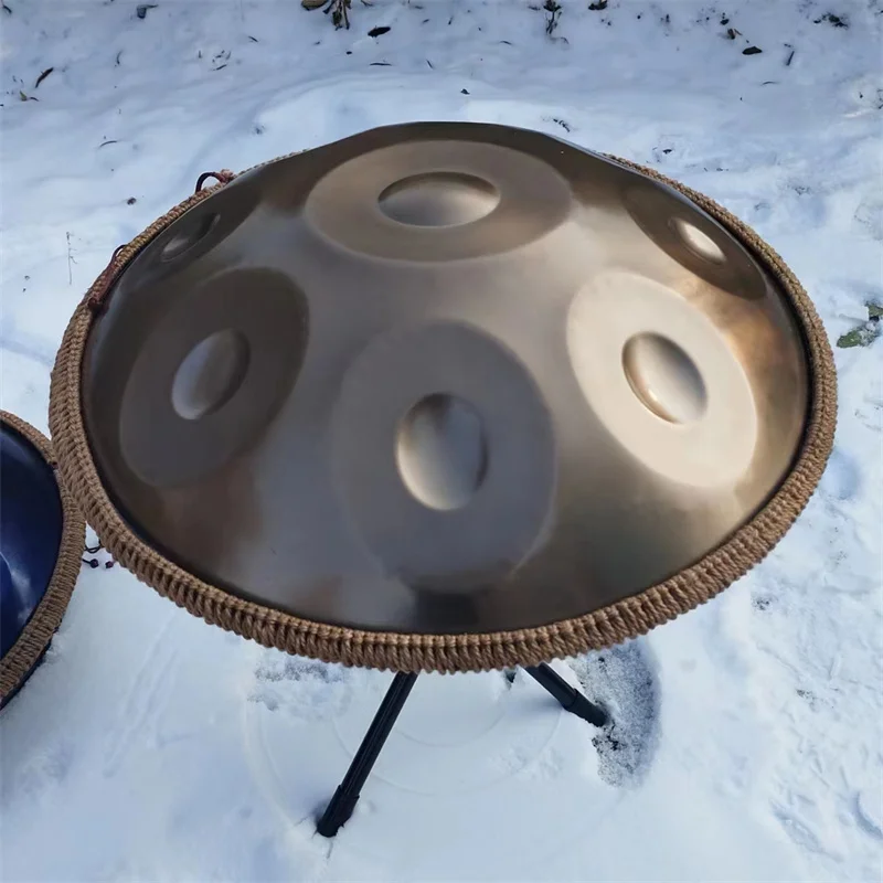 Factory New Style Healing Sound Asteman Handpan 10 Note Datura Mini Handpan Kurd Handpan