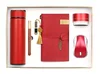 Notebook+vaccum cup+mouse+speaker+pen+usb-Red