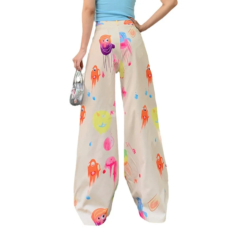 PANOEGSN Dressy Palazzo Pants for Women Wide Leg Parachute Pants