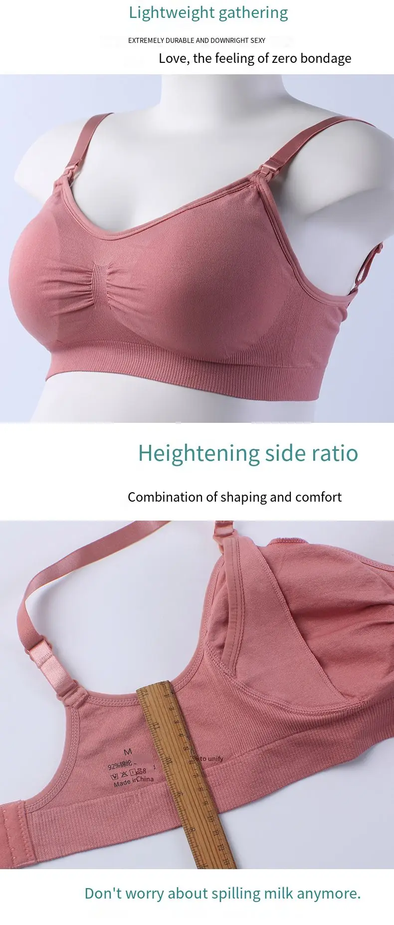 Womens High Quality Wirefree Breastfeeding Underwear Nursing Bra For Big Breast Buy Nursing