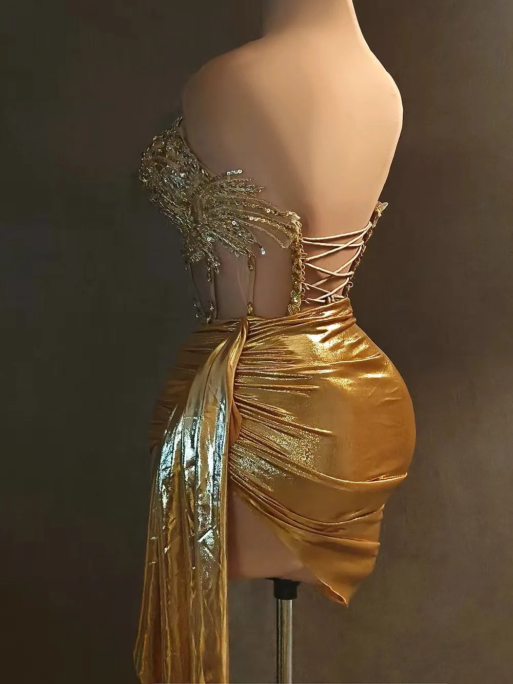 Gold Birthday Dress - New Arrivals Club Dresses Sexy Women Clothing