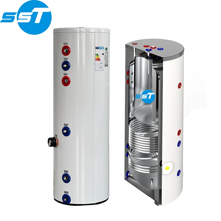 Hot Selling heat pump 1000l stainless steel water heater tank customized buffer water tank 1000l