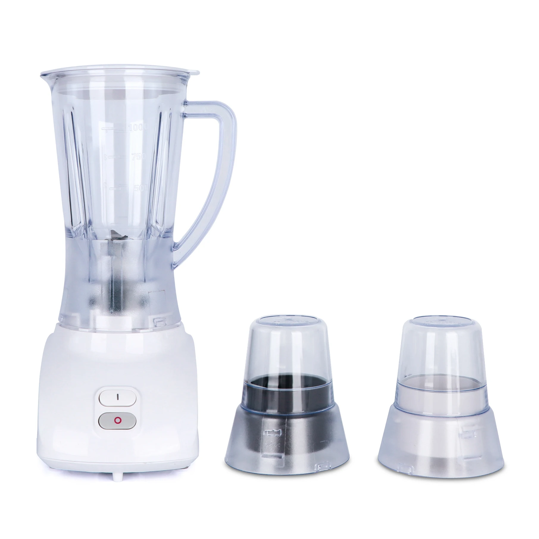 3 in 1 Electric Blender Mixer 500W Power Dry Mill Cup Plastic Housing Juicer Blender