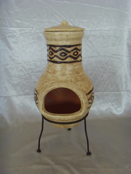 Наружная глиняная пожарная химинея для дома и