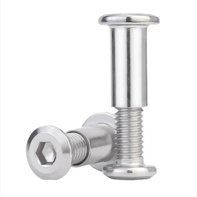 product fast supplier steel zinc plate countersunk head sex bolt binding post rivet stainless steel male and female screw chicago screw-61