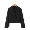 Blazer corto negro
