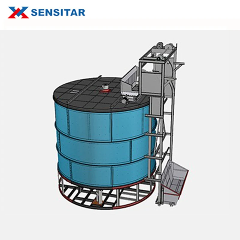 Poultry Manure Processing Machine Animal Manure Fermentation Machine Automatic Manure Composting