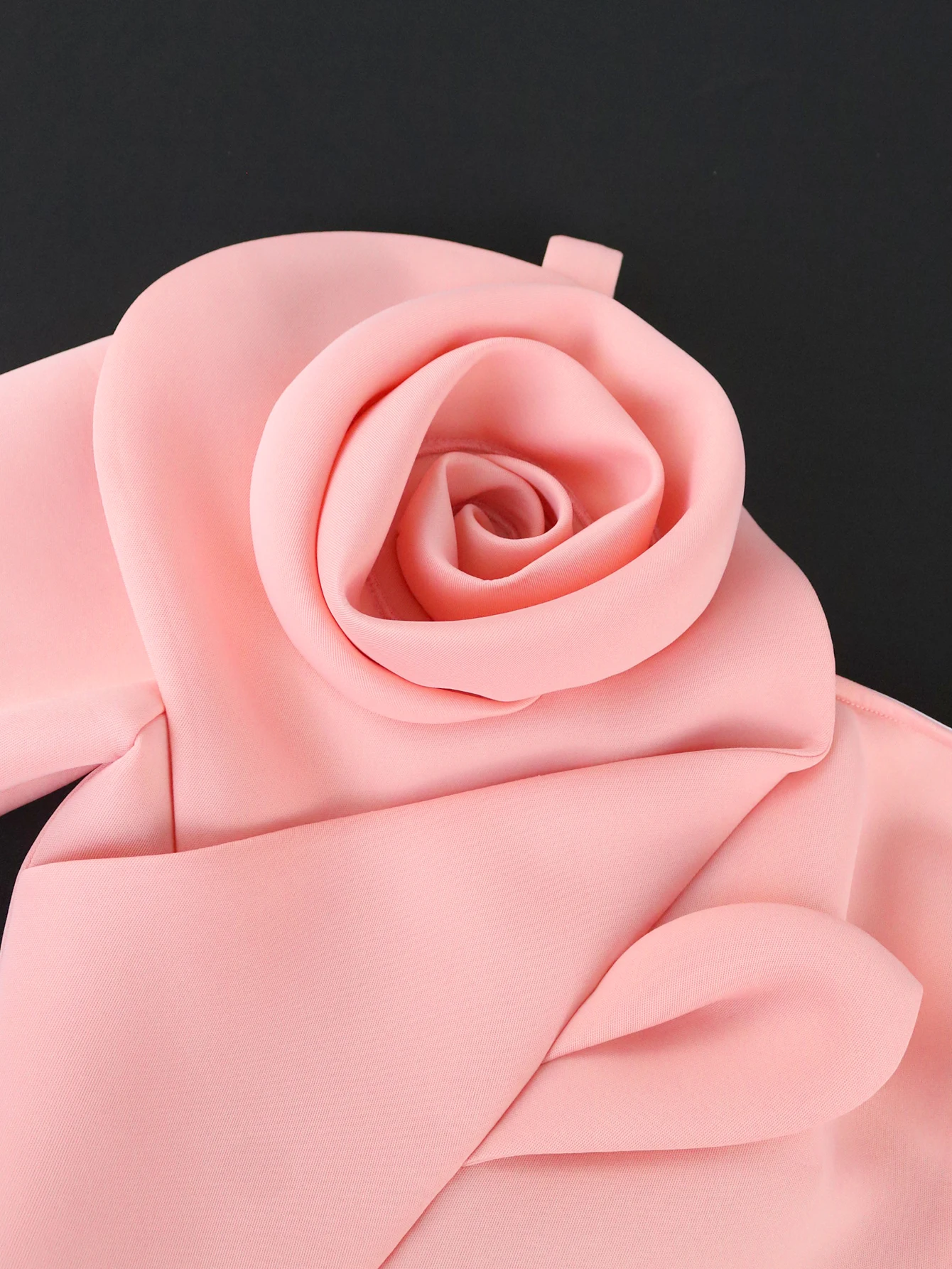 Elegant Three-dimensional Flower One Shoulder India Ropa Mujer Prom Dresses