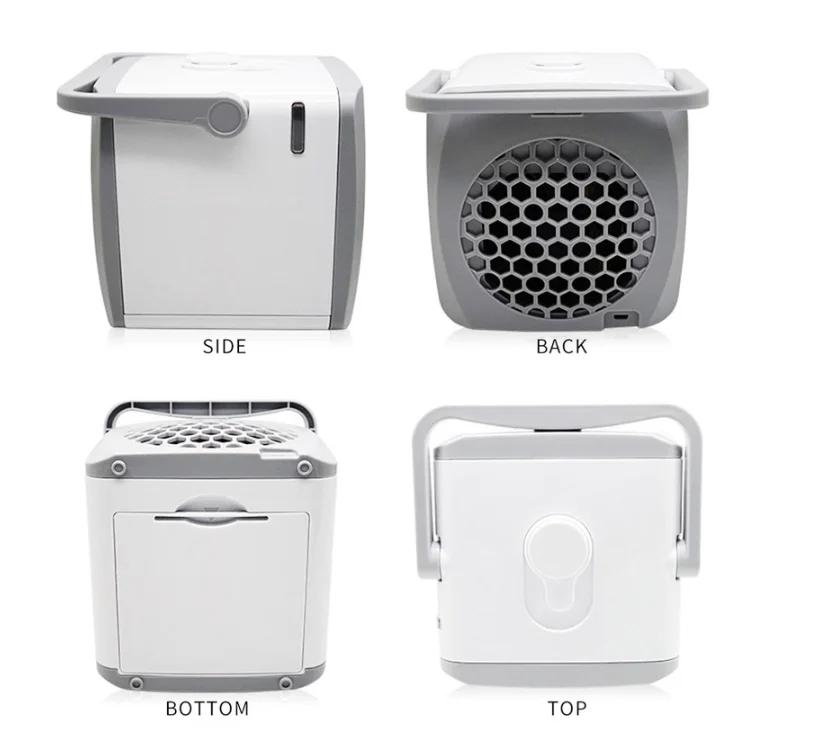 Portable Mini Water Cooler Fan Smart 5V USB Technology Quick Delivery OEM USB Air Conditioner Button Control for Car Outdoor
