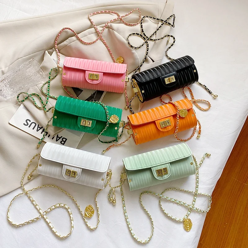 Candy Color Female Luxury Purse Crossbody Sling Round Mini Handbag ...