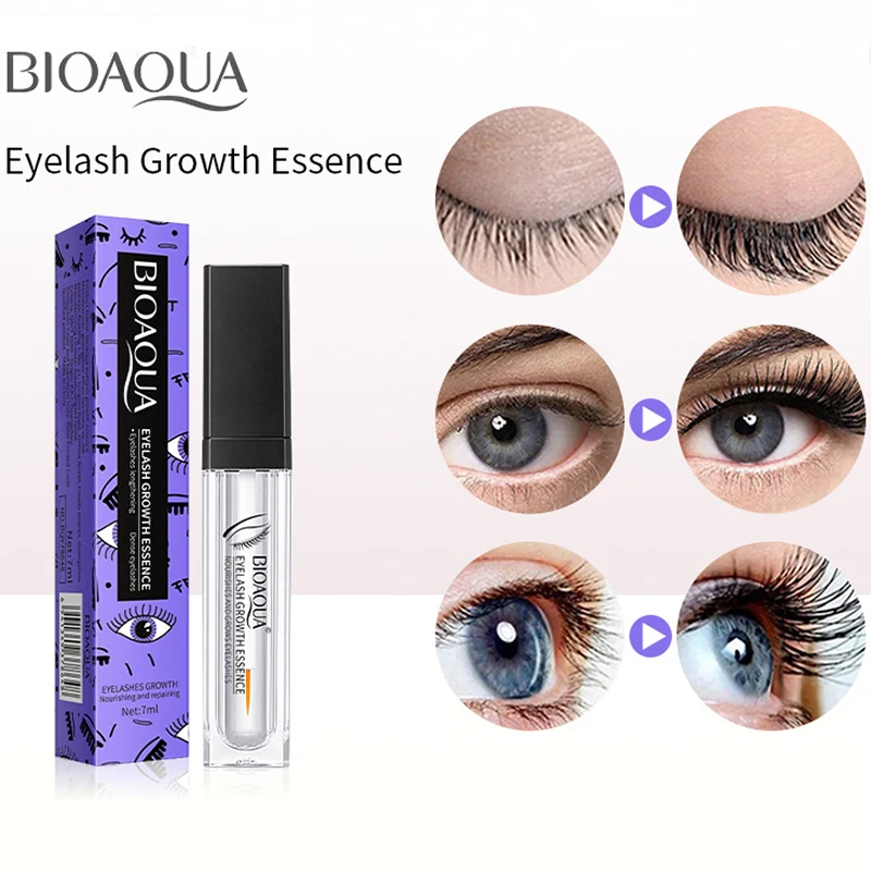 7ml Fast Results Moisturize Safe Irritation Free Natural Gentle Eyelash Serum Growth Private Label Lash Serum Growth Logo