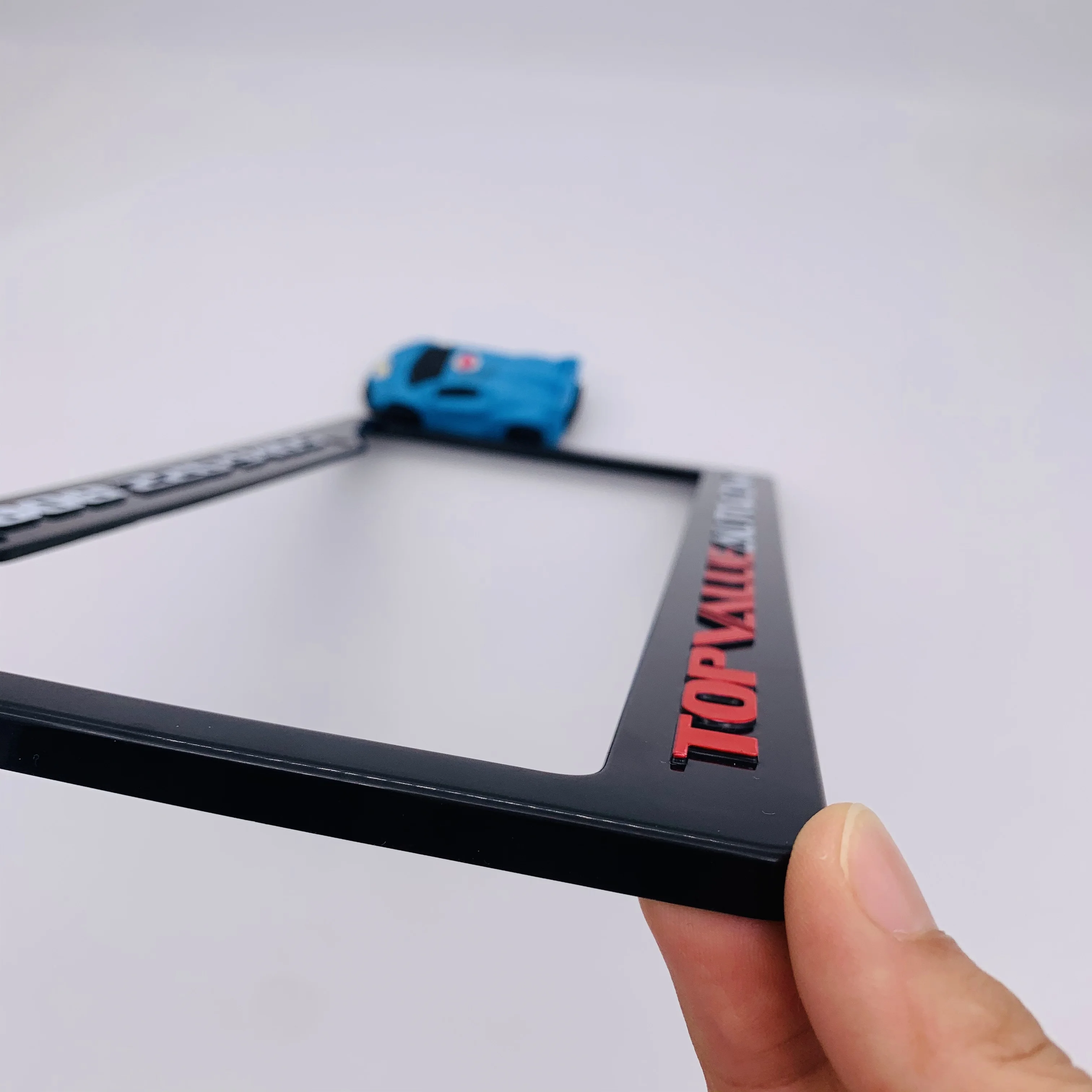 Personalized License Plate Frame 3D Raised logo Plastic| Alibaba.com