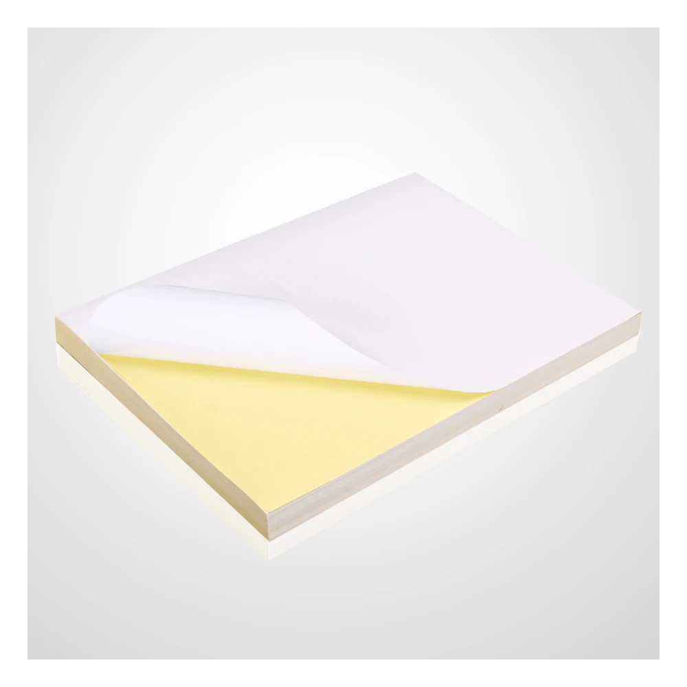 Destructible Eggshell Label Color A4 Size Inkjet Vinyl Sticker Paper Sheet