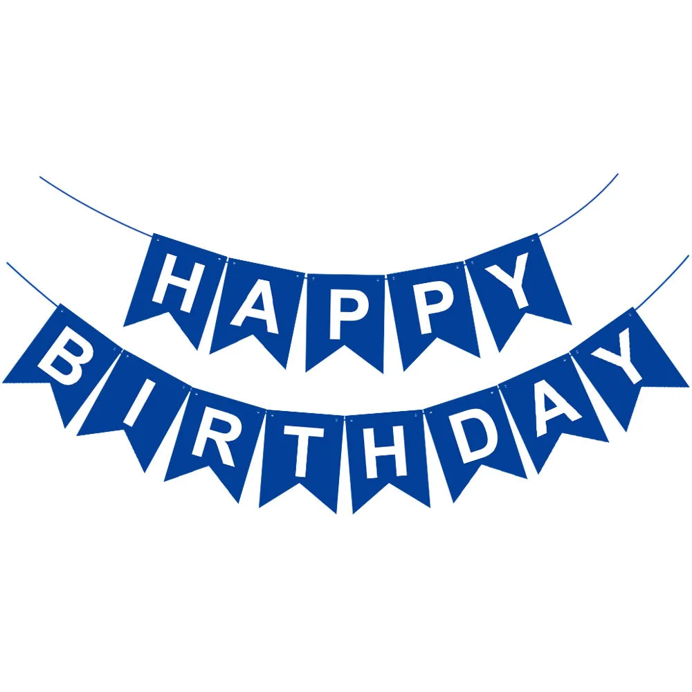Decorazioni per Feste di Compleanno Blu Navy, Palloncini Blu Notte e Argento, Bouquet di Fiori di Carta, Set di Striscioni a Coda di Pesce Blu