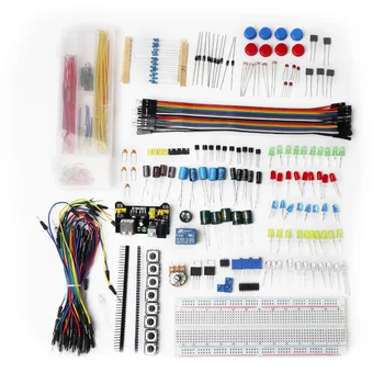 DIY Project Starter Electronic DIY Kit With 830 Tie-points iot kit  Electronic Components Set With Box