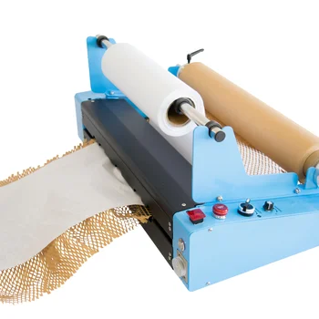 New fully automatic honeycomb kraft paper Geami paper dispenser for hexcel paper cushioning material