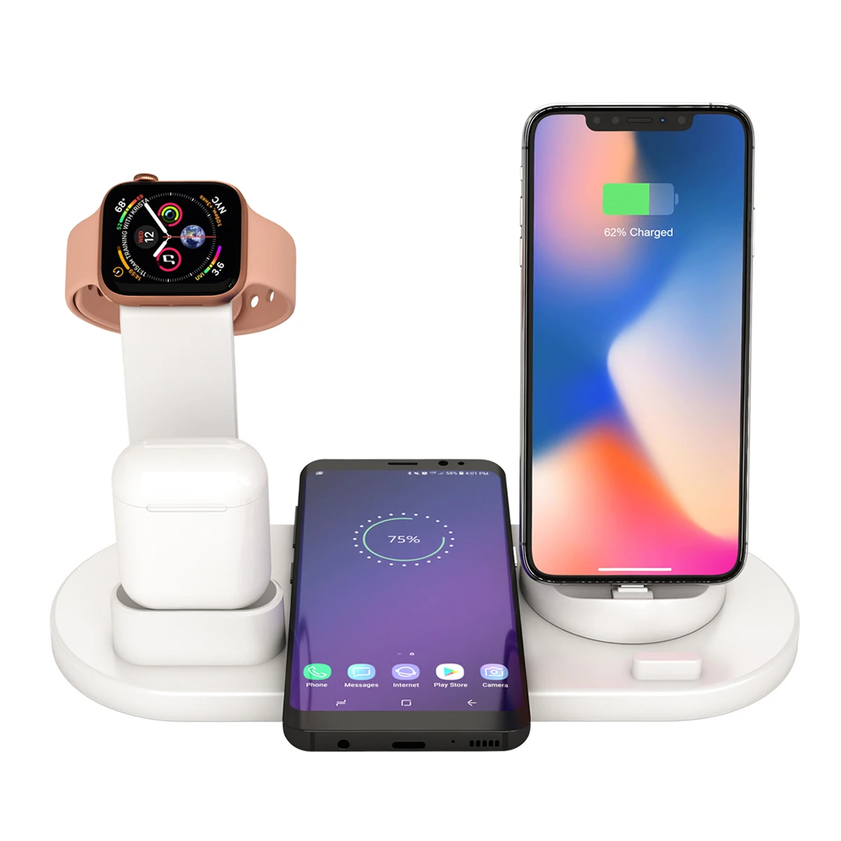 base de carga 3 en 1 apple