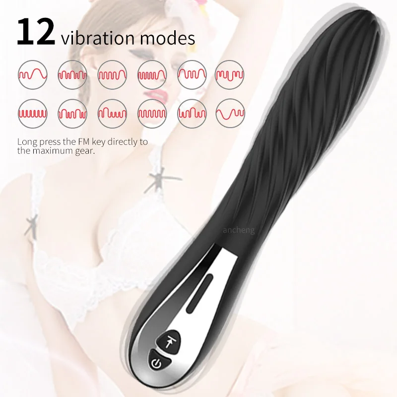 Baguette Vibrante Stimulante Clitoridienne Et Vaginale – En Silicone Rose – Jouet Intime Pour Femme