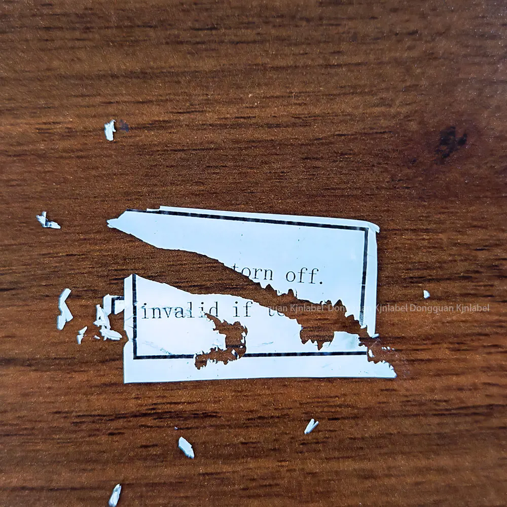 Customized Fragile Sticker Destructible Packaging Labels for Security Seal Purpose factory