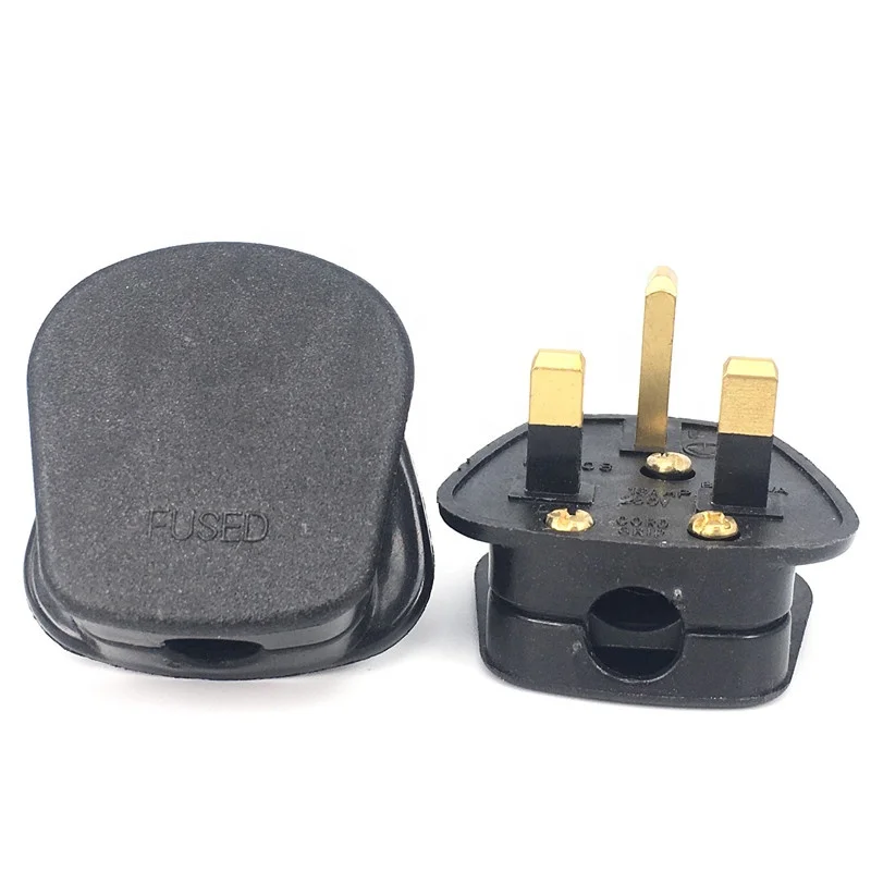 White Color Fuse 13a Plug Top 3 Pin British Plug Buy Fuse 13a Plug