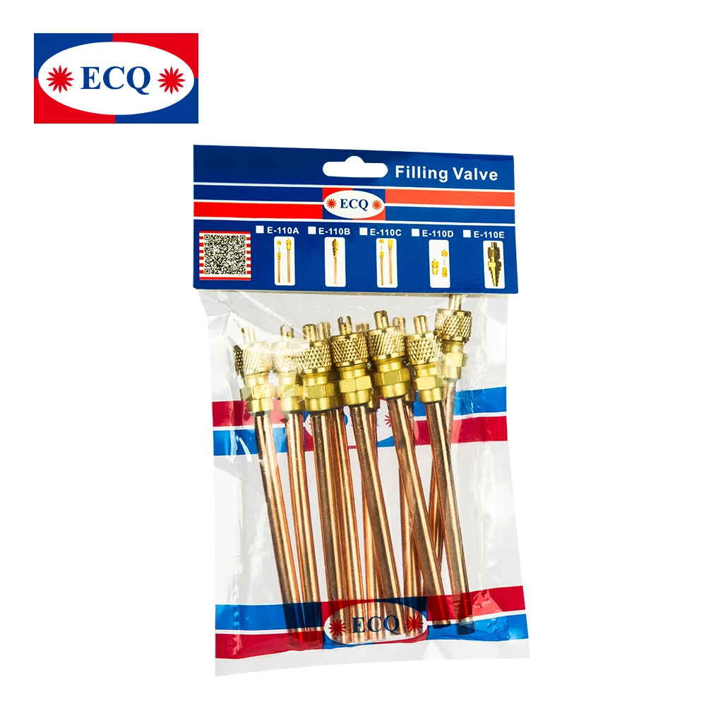 R134a Gas HVAC Spare Parts Copper Pin Valve