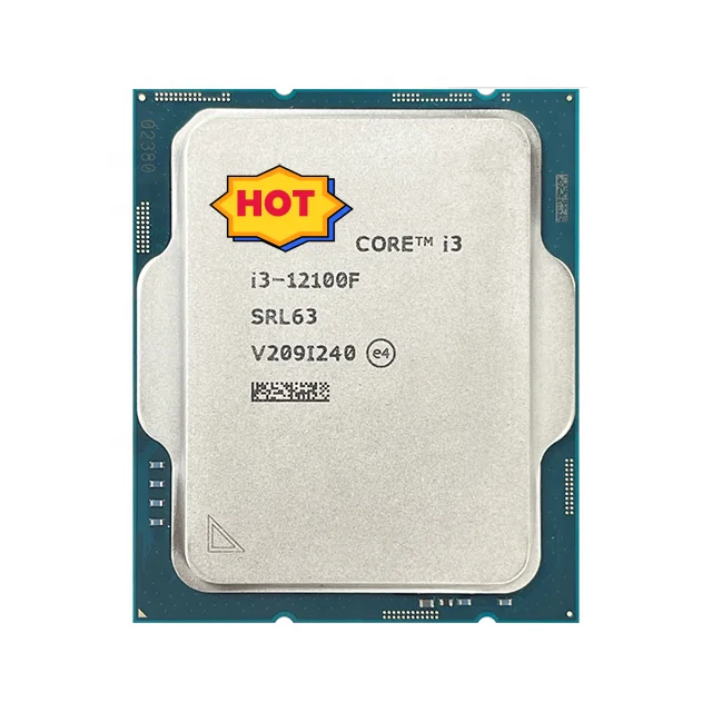 2022 New CPUs Core I3 12100f LGA1700 3.3Ghz 12MB Cpu Processor