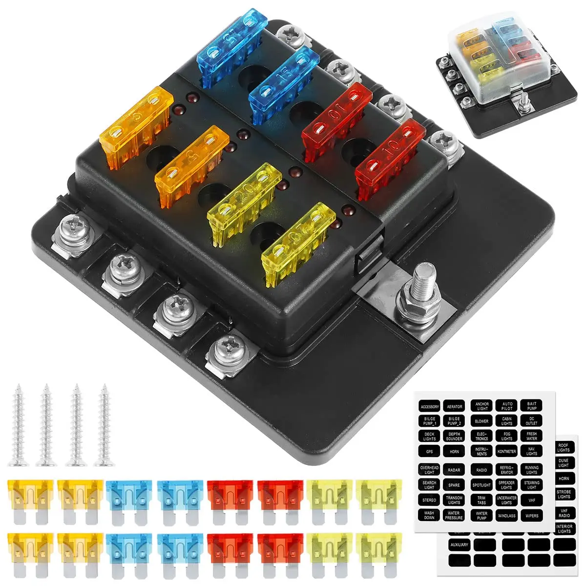 8 Way Marine Fuse Box - Reliable and Safe Electrical Solutions