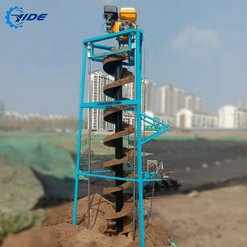 China Mini Handheld Portable Screw Earth Boring Machine on Sale