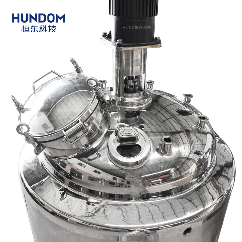 Резервуар для смешивания сока из нержавеющей стали с лопастным смесителем, сосуд для смешивания под давлением, оборудование для переработки напитков и вина