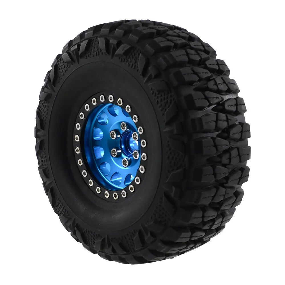 Оригинальный металлический 1 9 дюймов колесные диски ступицы резиновые шины набор для осевой TRX-4 1/10 RC гусеничная модель автомобиля запчасти