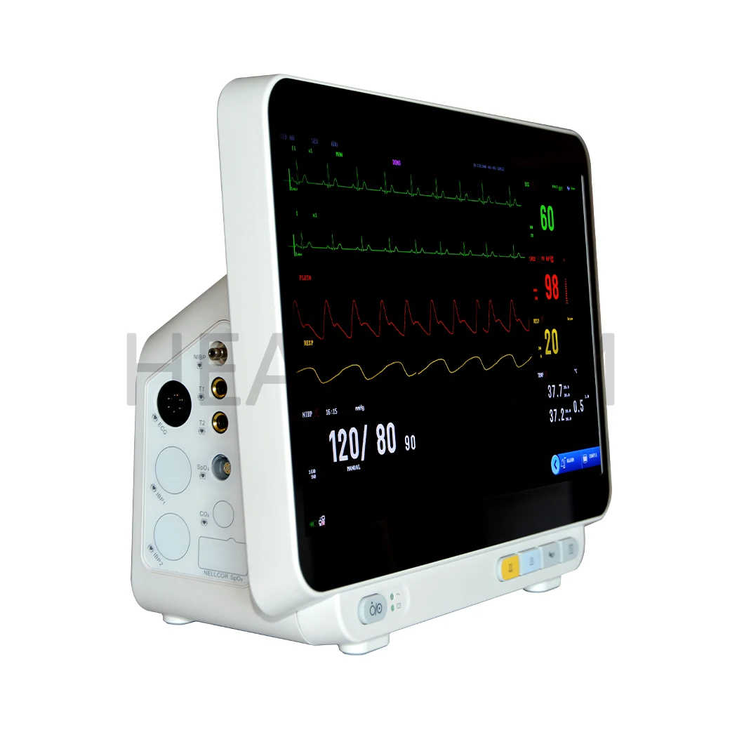 Best Price Hospital Use HM-14D 14 Inch TFT LCD Screen Multiparameter Patient Monitor