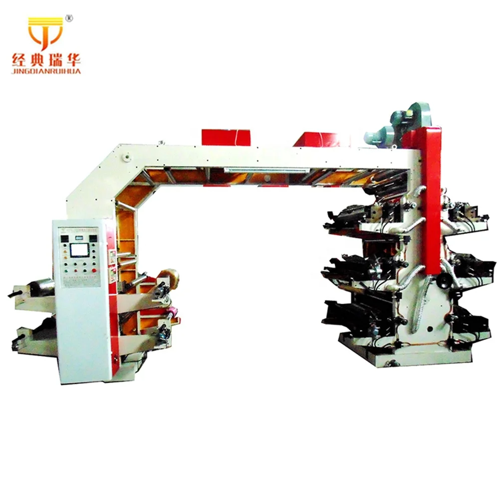 GYT New Condition 6-Color Automatic Flex Printing Machine Letterpress Plate Type for PP Woven Sack & Paper Label