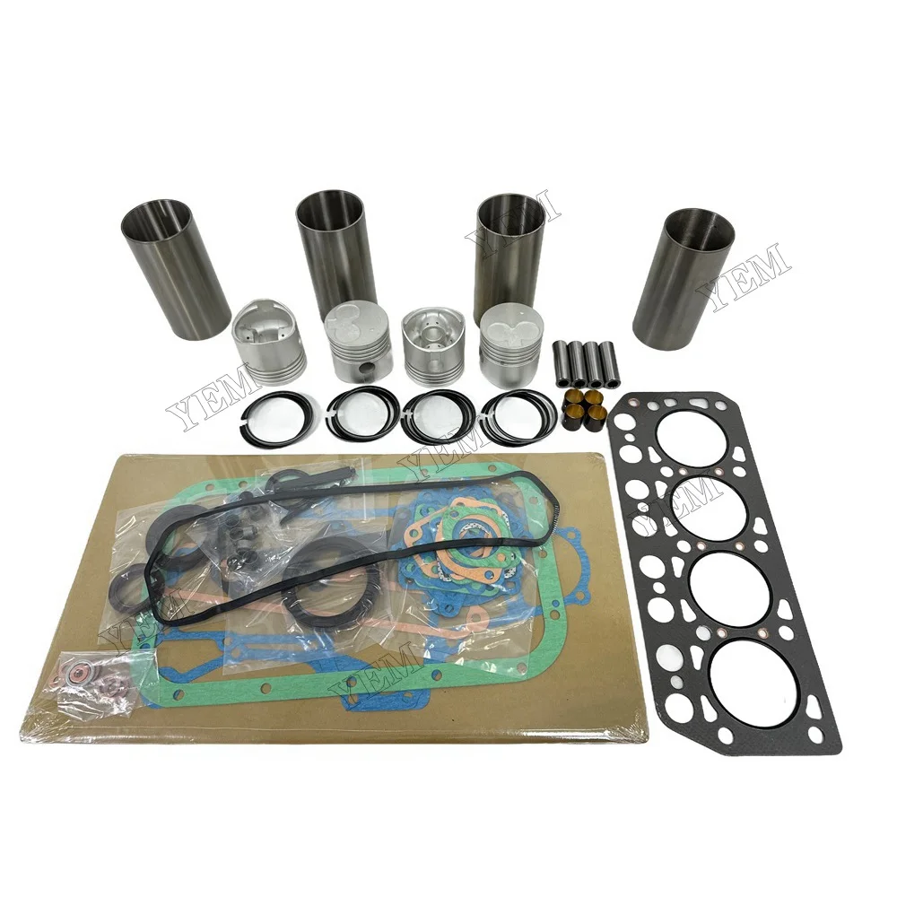 For Mitsubishi K4D Overhaul Kit With Gasket Set Diesel Engine Spare Parts 4