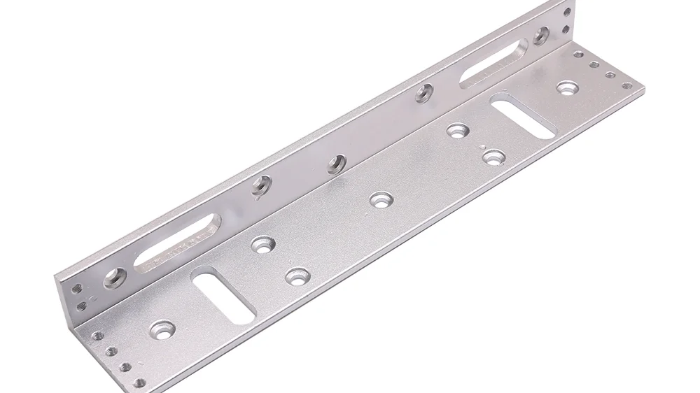 门锁支架铝合金门l安装支架,用于280kg电动磁锁