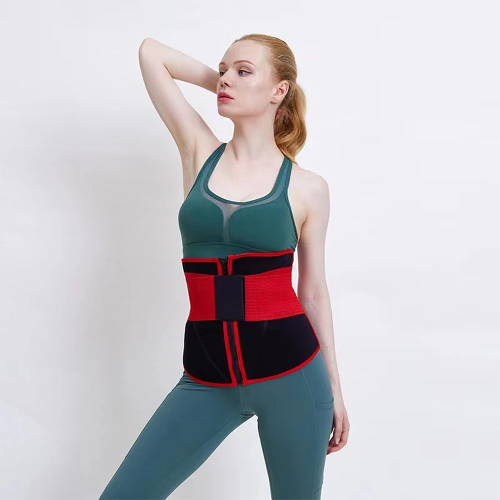 Zipper Waist Trainer Corset Girdle Everyday Workout Sweat