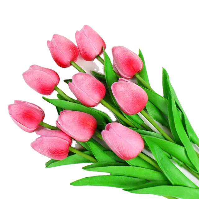 Tulip Tulip Artificial high quality multi-color tulip flowers Artificial flowers wholesale holiday gifts artificial flowers