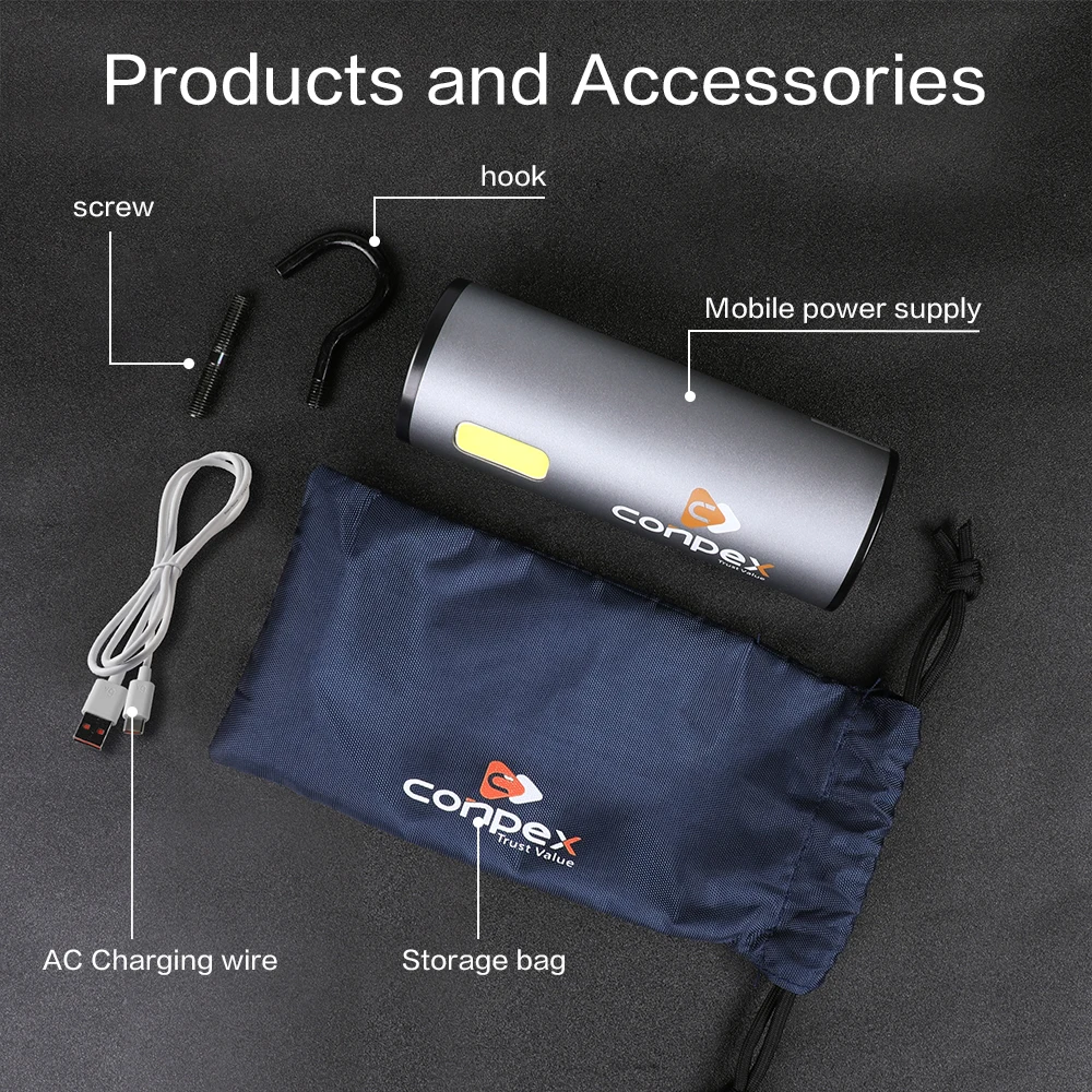 Conpex Mobile Powerbank 31200Mah  Power Bank Fast Charge With Led Light Power Banks 15600Mah Fast Charging Power Bank