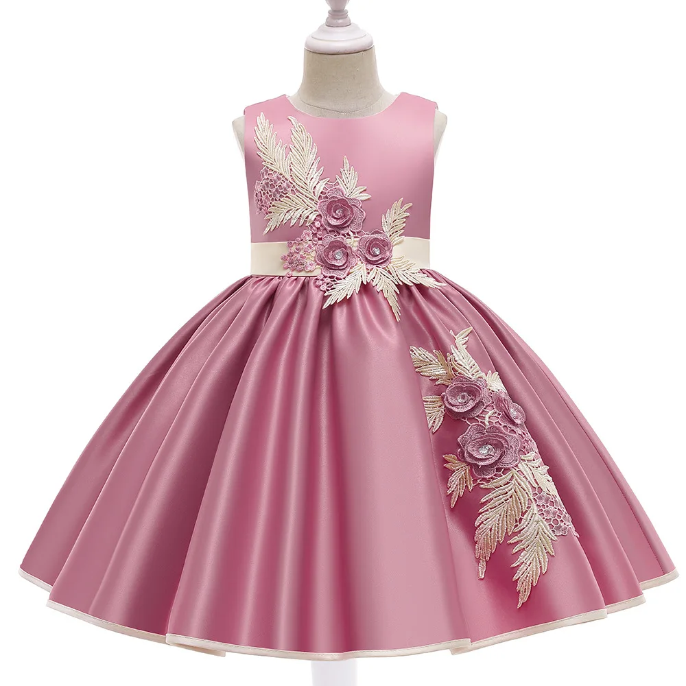 Satin party frock for girls | Frocks for girls, Party frocks, Girl outfits