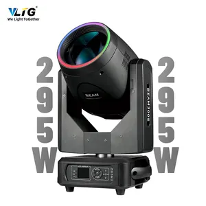 Custom 295w Beam Moving Head LED Light Flight Case IP65 Rated Warm White Emittance