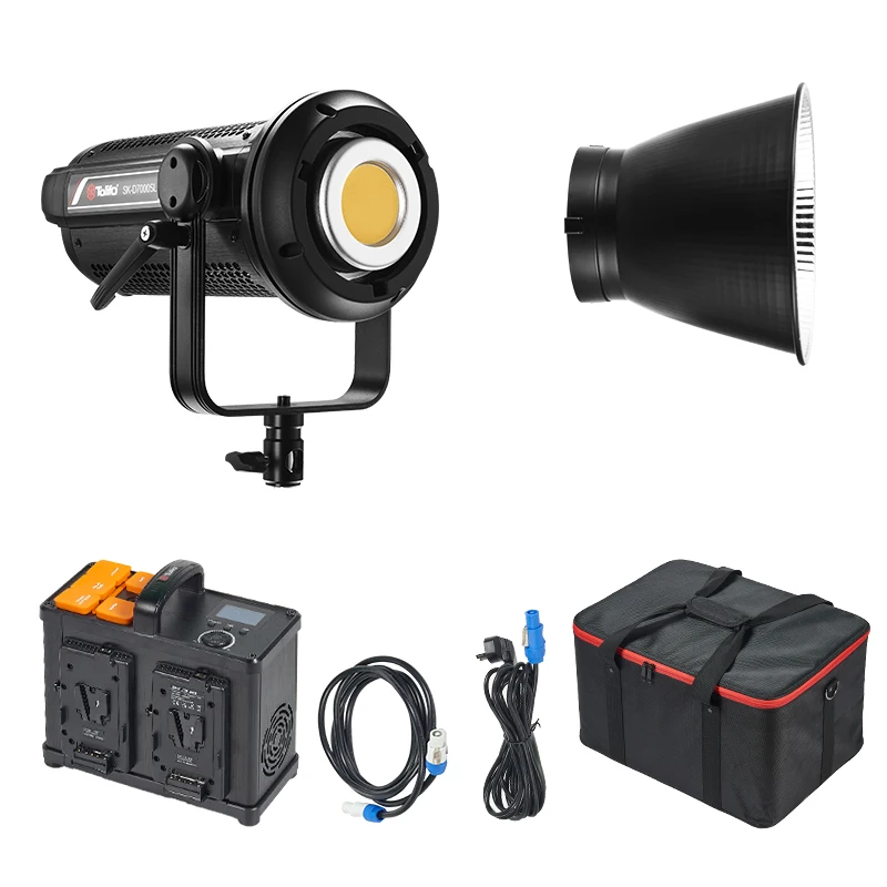 TOLIFO 700W Daylight COB Studio Lighting - 5600K Film Light