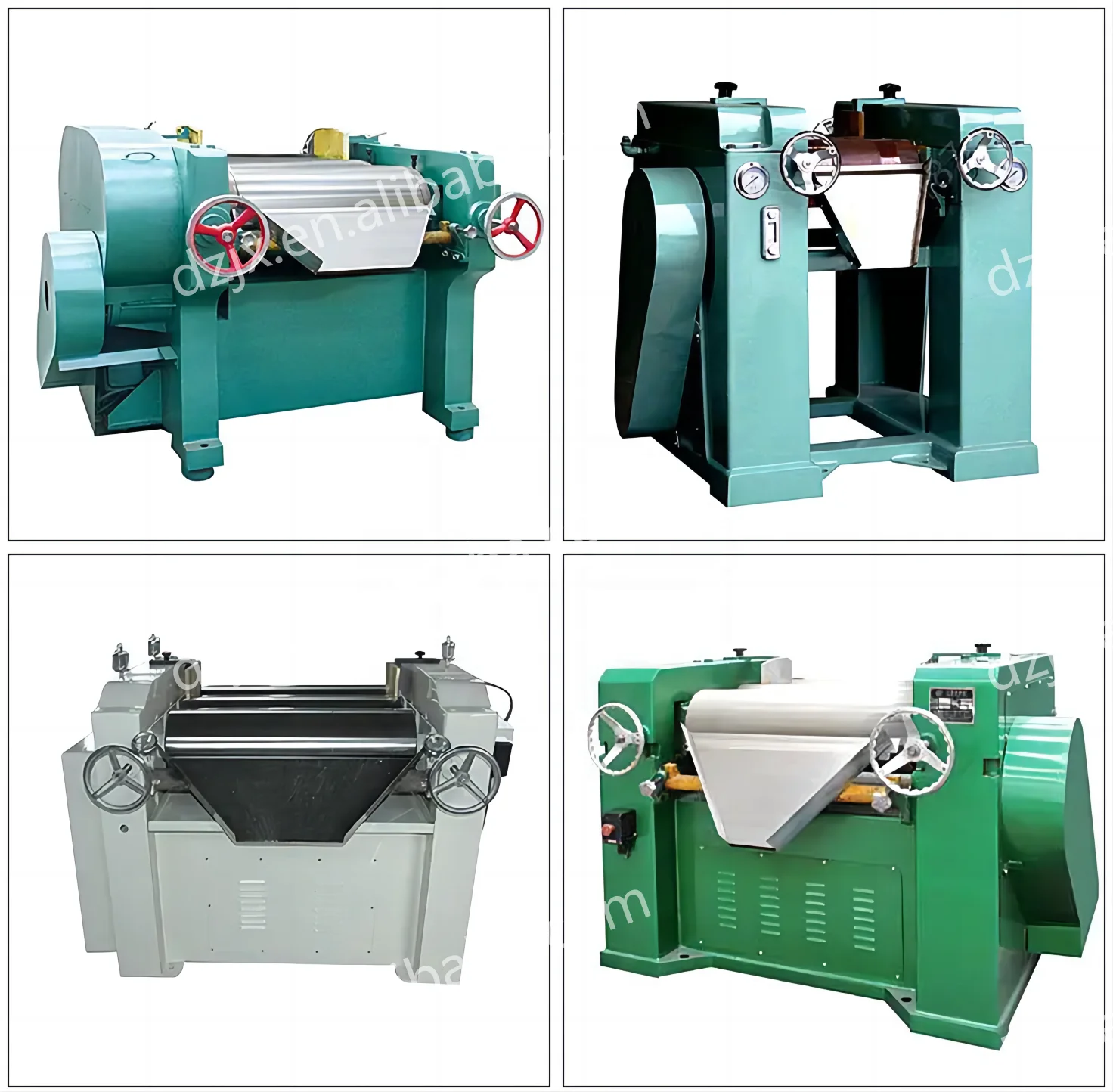 DZJX Automatic Bench Top 3 Roller Grinder Milling Machine for Ointments Mill of Three Rollers to Grind Pigment Paste
