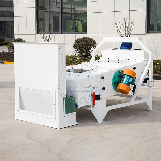 Grain Air Winnowing and Vibration Screen Seeds Grain Cleaner