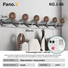 NO.1-66 black 6 hooks